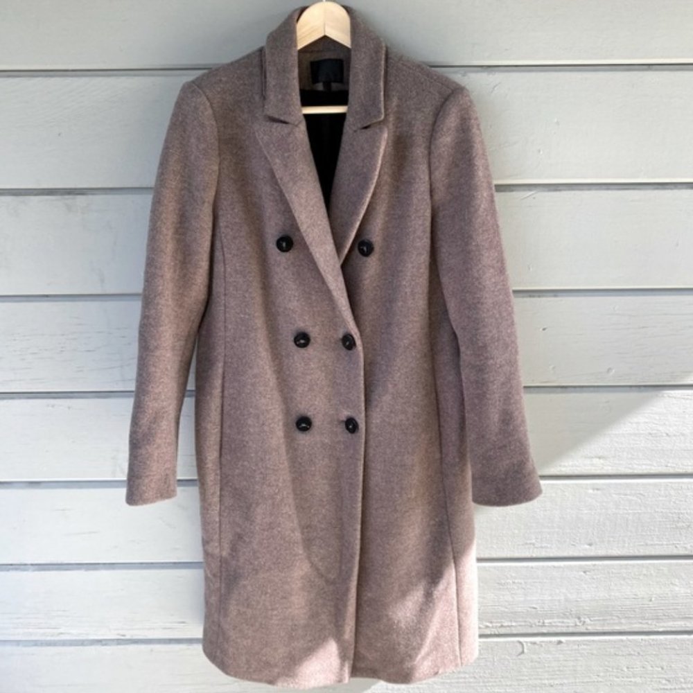 NWOT Intermix wool topcoat
